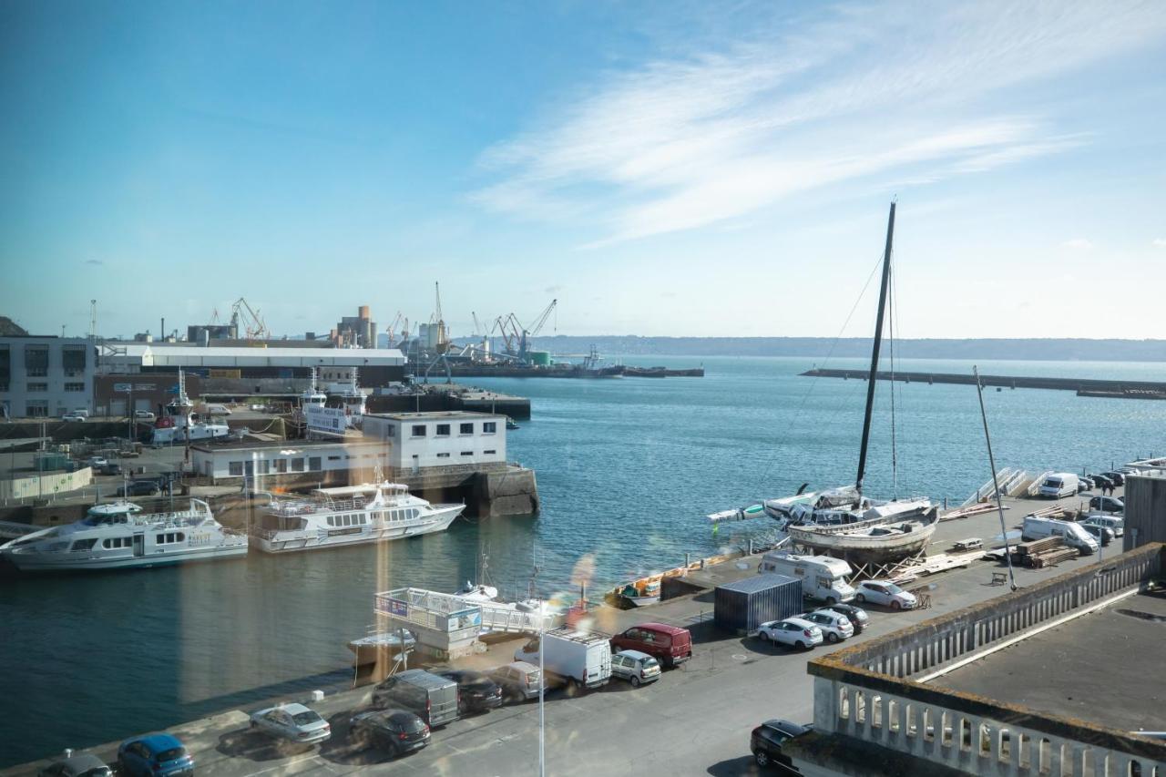 Le Barracuda & Spa, Centre Port, Pieds Dans L'Eau, Vue Mer Brest Exteriér fotografie
